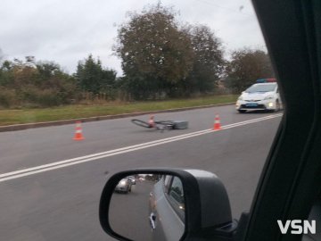 На вулиці Дубнівській у Луцьку легковик збив велосипедиста