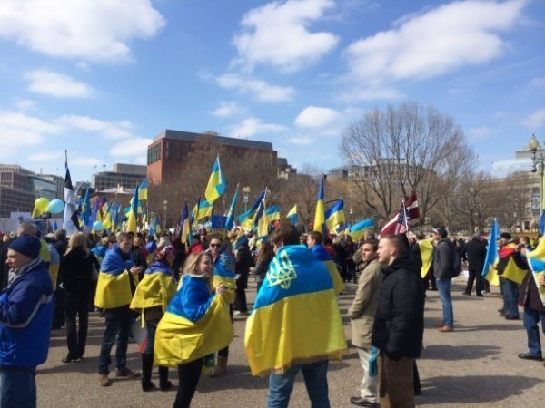 Сотні українців в Штатах вимагали від Обами рішучих дій щодо Росії. ФОТО. ВІДЕО