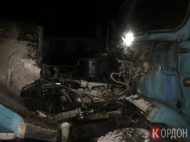 На Волині вночі горіла вантажівка. ФОТО