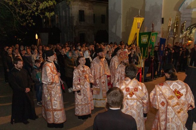 Пасхальне богослужіння у храмі в Жидичині. ФОТО