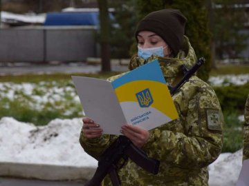 На Волині новобранці-прикордонники склали військову присягу