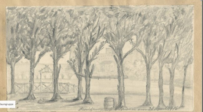 Луцьк на столітніх малюнках німецького солдата