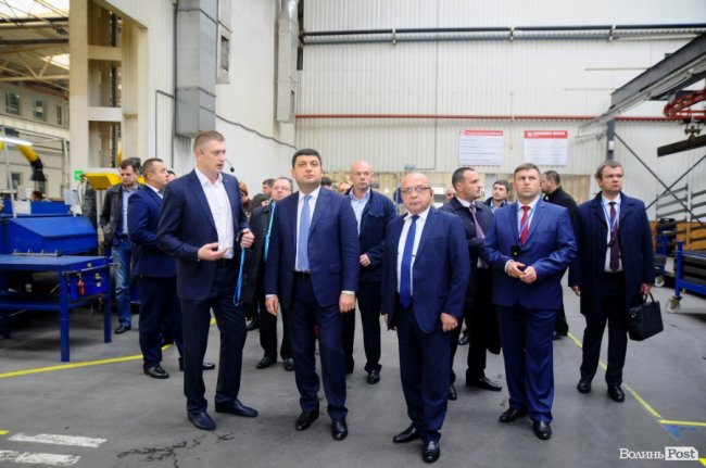 Екскурсія для Володимира Гройсмана по «Modern-Expo»