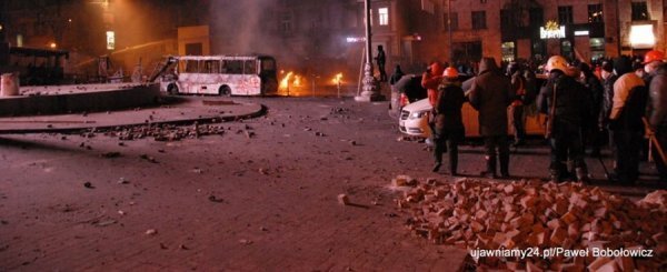 Сутички на Грушевського: фотовраження поляка