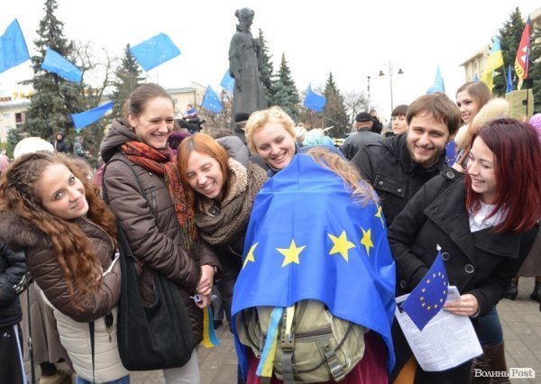 У Луцьку відбувся Євромітинг. ФОТО
