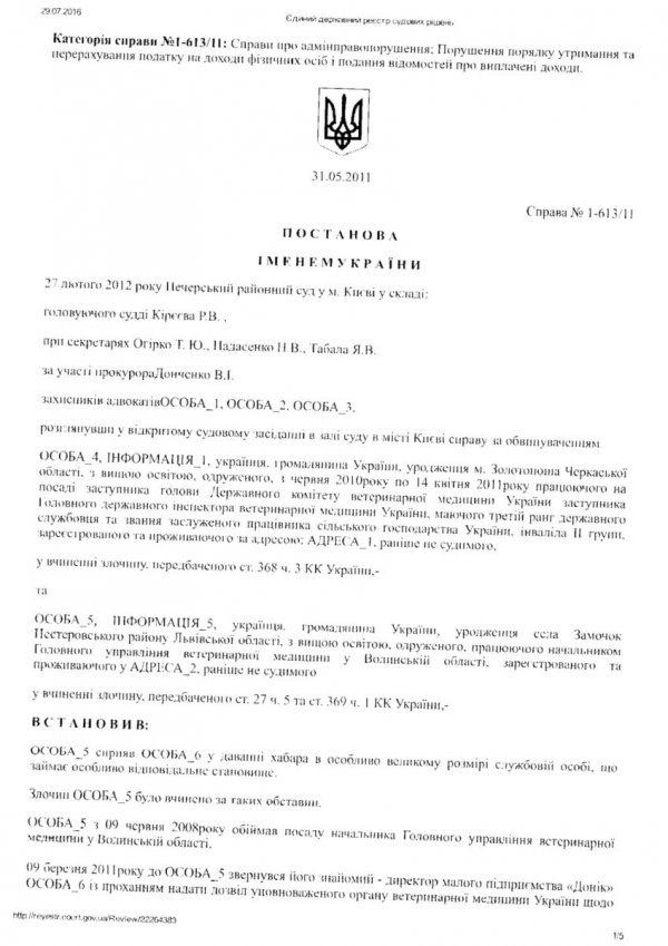 На Волині управління ветеринарії може очолити чиновник з кримінальним минулим