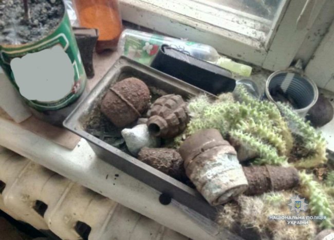 Поліція вилучила у 60-річного волинянина міни, порох та набої до гвинтівки