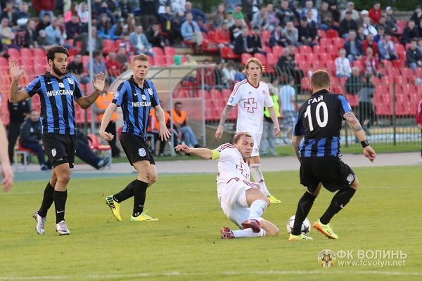 Як «Волинь» втретє поспіль вдома програла. ФОТО