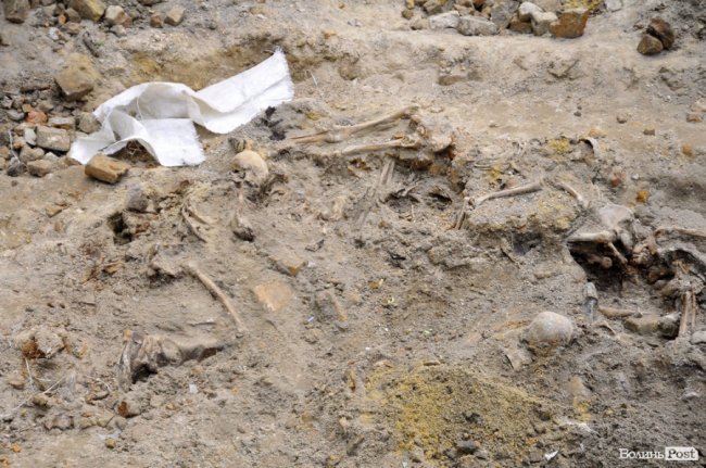 У Луцьку розкопали масове захоронення розстріляних в'язнів