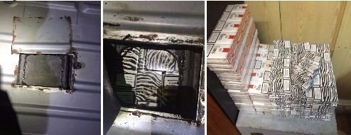 На Волинській митниці вилучили контрабандні цигарки. ФОТО