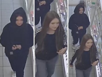 У Луцьку просять допомогти встановити особи дівчат, яких підозрюють у крадіжках. ФОТО