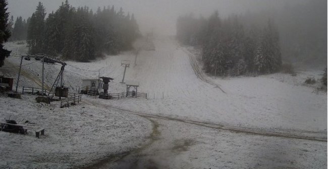 В Україні випав перший сніг. ФОТО