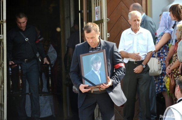 У Луцьку відспівали панахиду за Єремеєвим. ФОТО