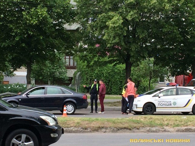 У Луцьку зіткнулися дві автівки. ФОТО