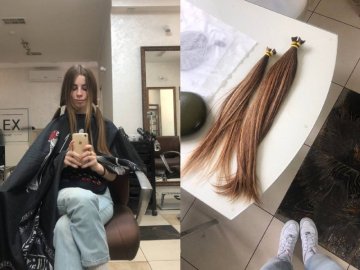 19-річна львів’янка відрізала волосся, аби допомогти ЗСУ