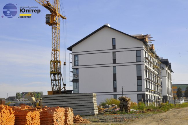 У другому будинку ЖК «Юпітер» — у розпалі внутрішні роботи*