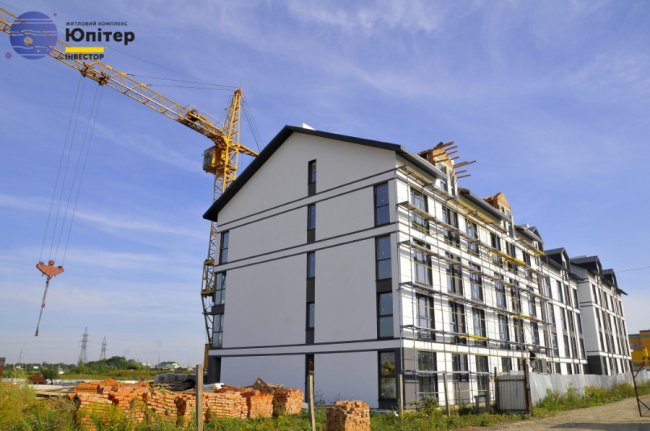 У другому будинку ЖК «Юпітер» — у розпалі внутрішні роботи*