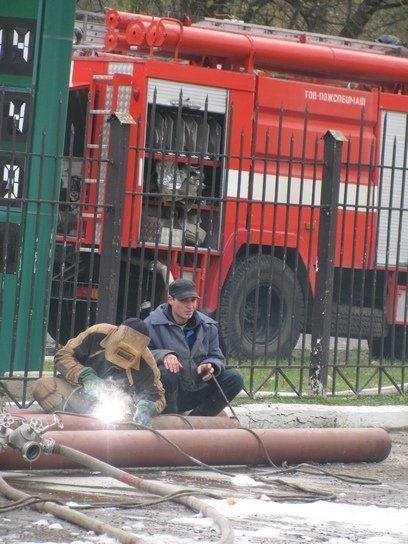 У Луцьку прорвало теплотрасу. ФОТО