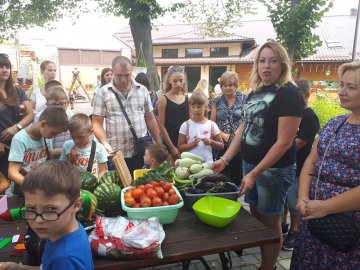 У Луцькому зоопарку зібрали урожай овочів, які садили діти. ФОТО
