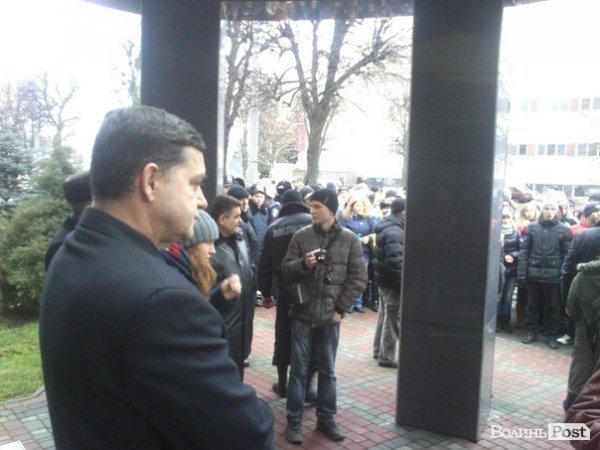 П'ятий день Нового Майдану у Луцьку. ФОТО