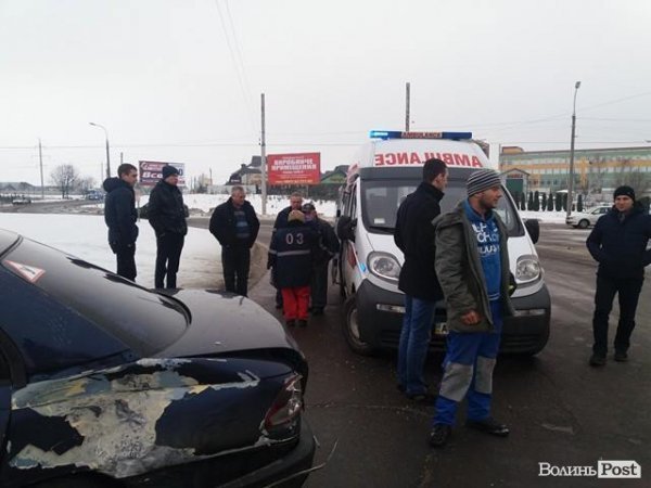 Аварія в Луцьку: троє постраждалих