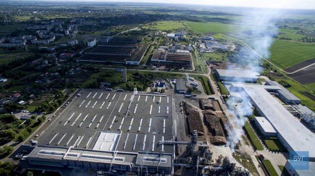 Показали розбудову заводу на Волині з висоти пташиного польоту. ВІДЕО