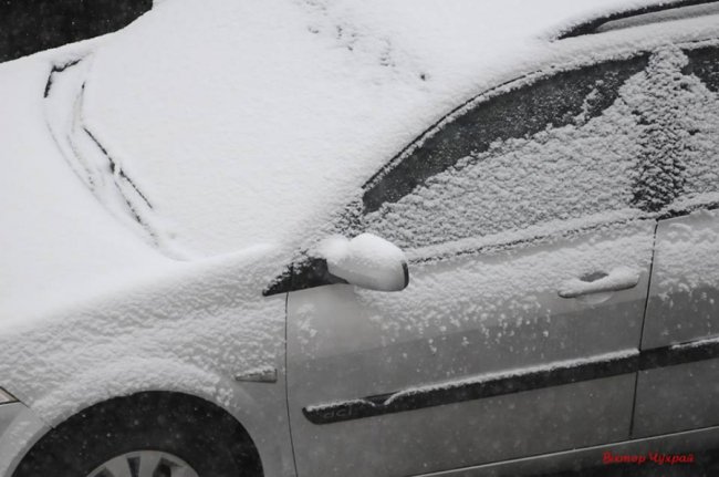 Фотограф показав засніжений Луцьк