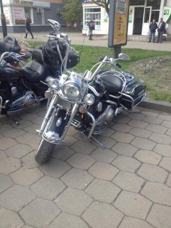 На Волині побували десятки байкерів на Harley Davidson. ФОТО