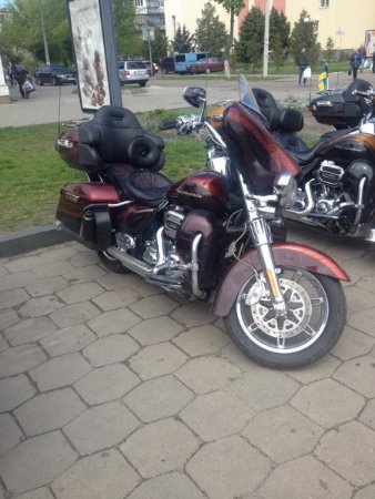 На Волині побували десятки байкерів на Harley Davidson. ФОТО