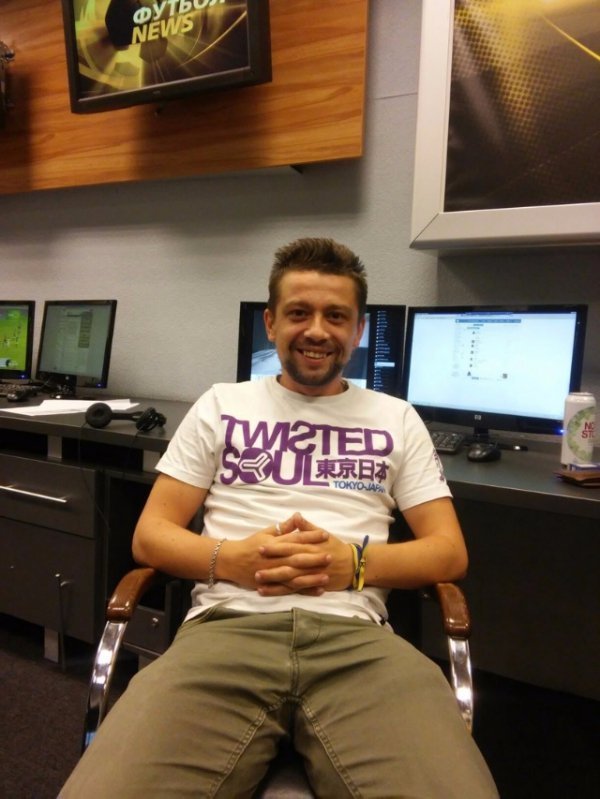 Роман Тимощук, уродженець Нововолинська, коментатор телеканалів «Футбол 1» та «Футбол 2»