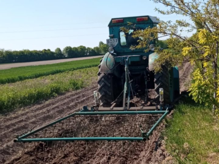 Фермер з Волині власноруч змайствував ефективний пристрій для розпушення ґрунту та знищення бур’янів