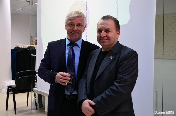 Депутат Луцької міськради Олег Чернецький і секретар ради Григорій Пустовіт