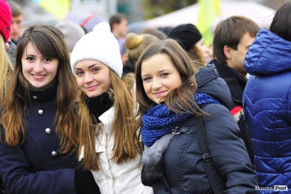Студентський Євромітинг у Луцьку. ФОТО