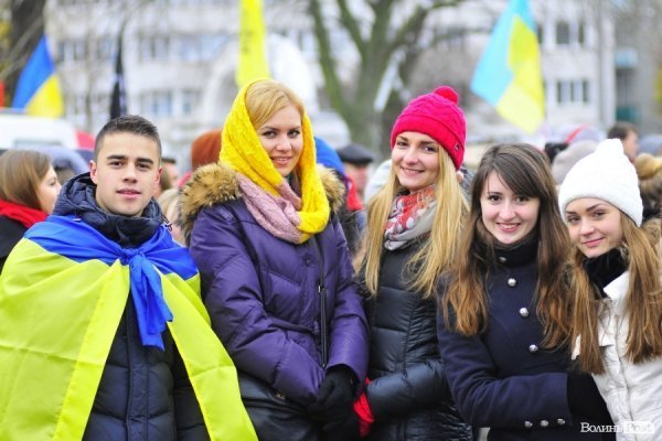 Студентський Євромітинг у Луцьку. ФОТО