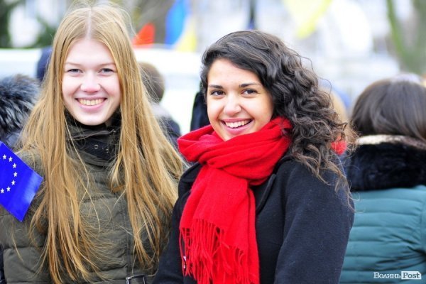 Студентський Євромітинг у Луцьку. ФОТО