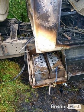 Поблизу Луцька загорівся молоковоз. ФОТО. ВІДЕО