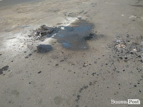 Поблизу Луцька загорівся молоковоз. ФОТО. ВІДЕО