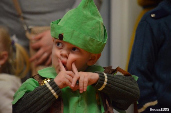  Ялинка, цукерки та мультяшні лемури: луцьким дітям влаштували новорічне свято