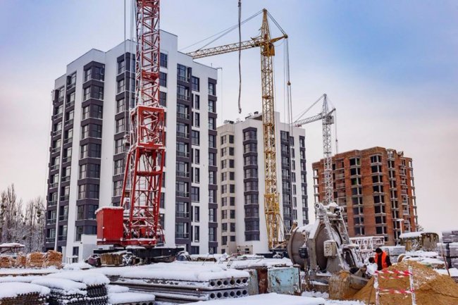 Зима на ЖК «Супернова»