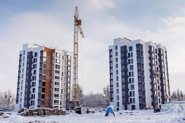 Зима на ЖК «Супернова»