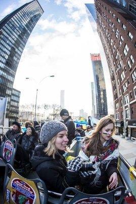 Нью-Йорком їздив «МайданоБус». ФОТО