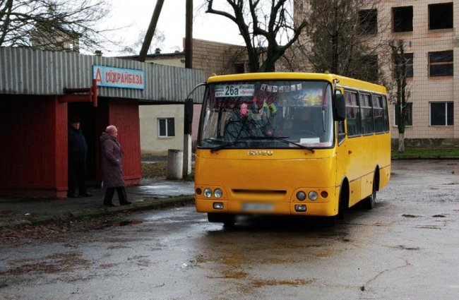 У Луцьку святково прикрасили маршрутку. ФОТО 