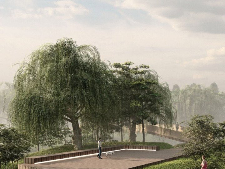 Лугопарк на Набережній у Луцьку відкриють у 2027 році