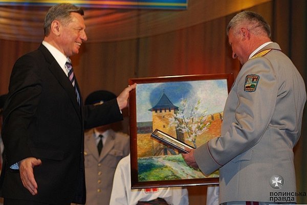 У Луцьку привітали СБУшників. ФОТО