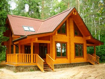 Дерев'яний будинок з клеєного брусу під ключ в Україні: екологінічсть та ефективність*