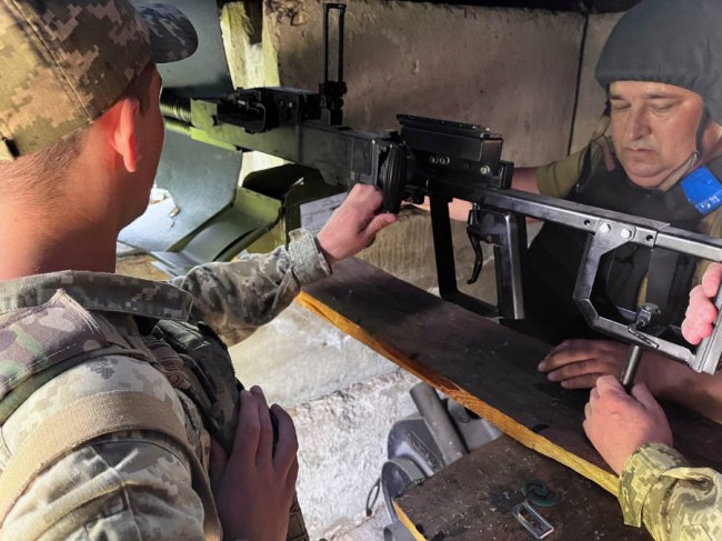 Інструктор зі США тренує прикордонників на Волині. ФОТО