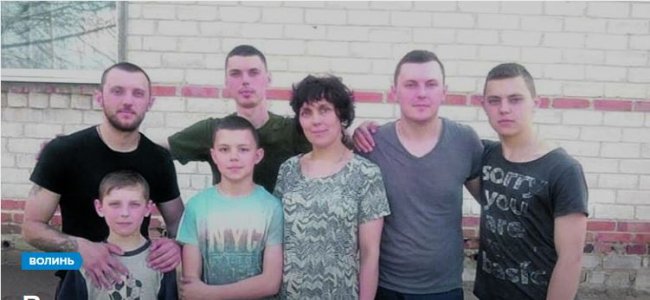 «Мої діти – моя опора»: волинянка виховала 6 синів