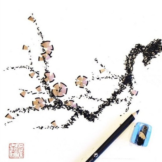 Картини, намальовані косметикою. ФОТО