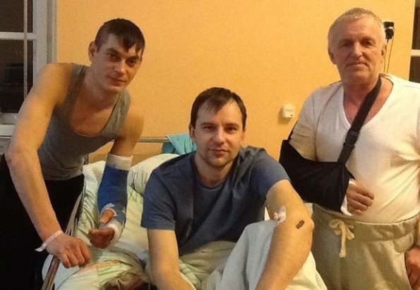 Поранений на Майдані лучанин лікується в Польщі й сподівається на операцію в США. ФОТО