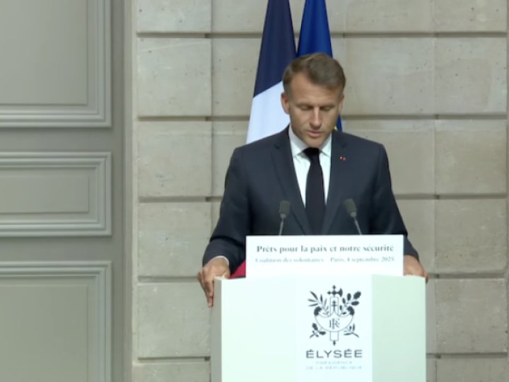 «Сьогодні 26 країн готові надати Україні контингент або засоби для підтримки безпеки», - Макрон